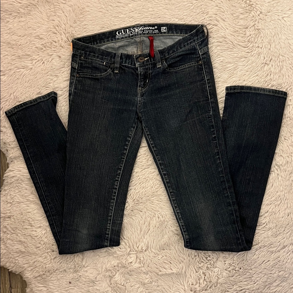 GUESS Women's Dark Wash Straight Jeans size 24